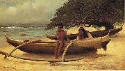 unknow artist, Hawaiian Canoe, Waikiki,